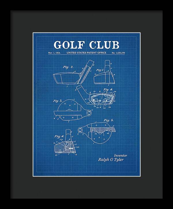 Golf Club Blueprint Patent Us1535270a