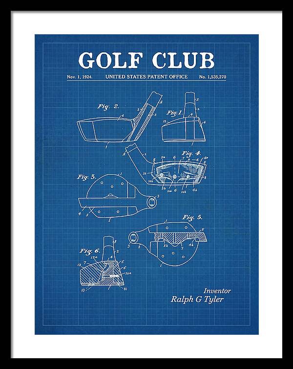 Golf Club Blueprint Patent Us1535270a