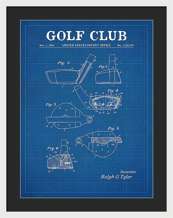 Golf Club Blueprint Patent Us1535270a