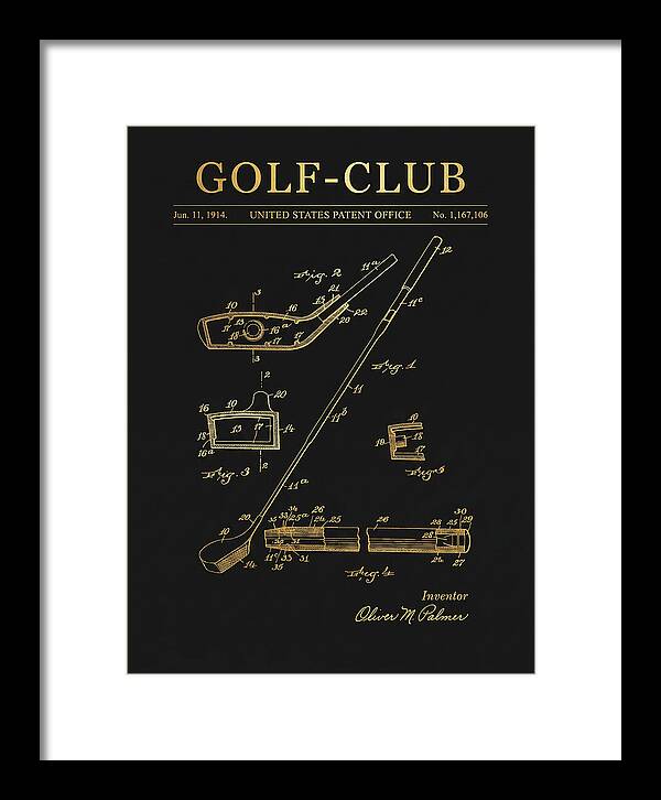 Golf Club Gold Patent Us1167106a