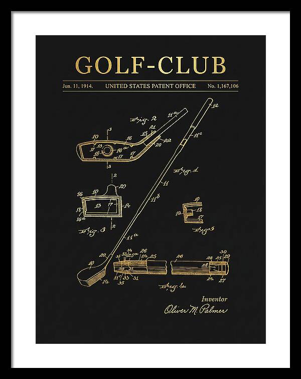 Golf Club Gold Patent Us1167106a