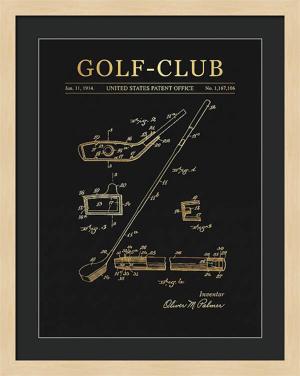 Golf Club Gold Patent Us1167106a