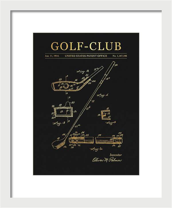 Golf Club Gold Patent Us1167106a