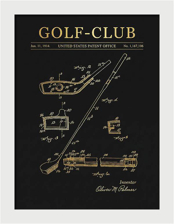Golf Club Gold Patent Us1167106a
