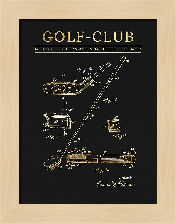 Golf Club Gold Patent Us1167106a