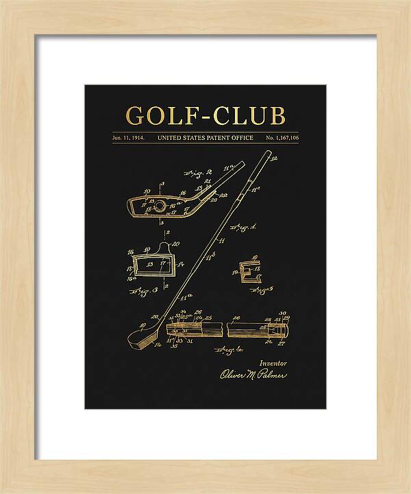 Golf Club Gold Patent Us1167106a
