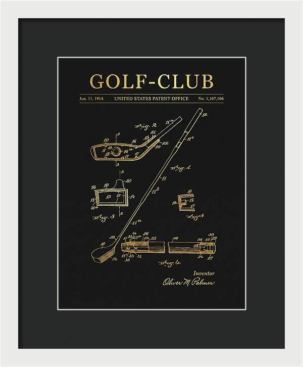 Golf Club Gold Patent Us1167106a