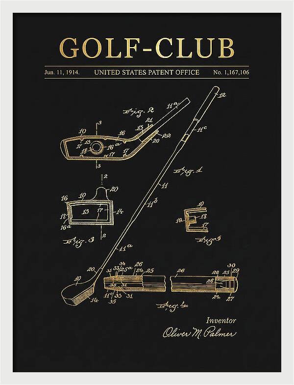 Golf Club Gold Patent Us1167106a