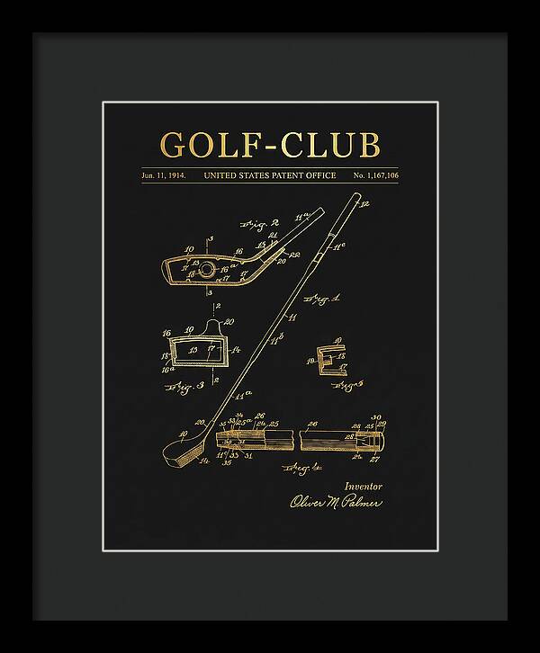 Golf Club Gold Patent Us1167106a