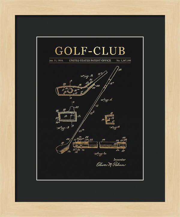 Golf Club Gold Patent Us1167106a