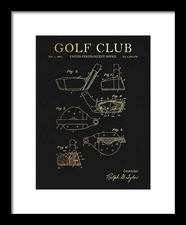 Golf Club Gold Patent Us1535270a