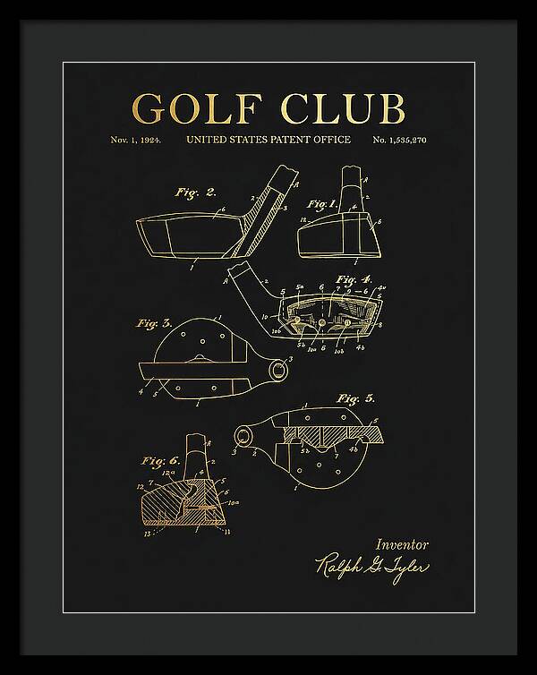 Golf Club Gold Patent Us1535270a