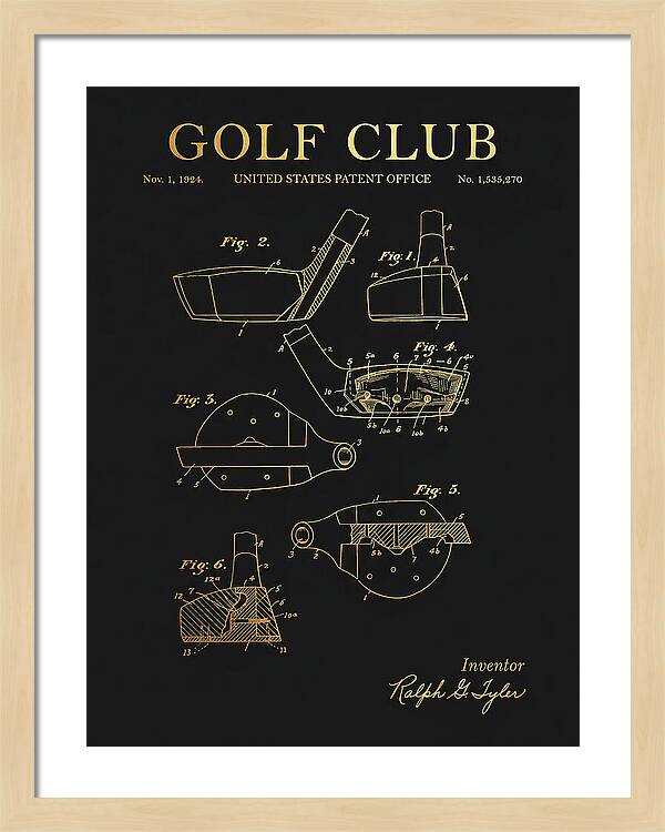 Golf Club Gold Patent Us1535270a