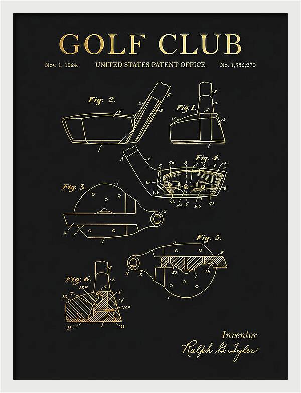 Golf Club Gold Patent Us1535270a