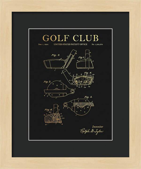 Golf Club Gold Patent Us1535270a