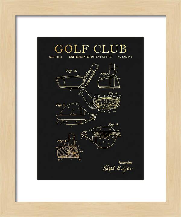 Golf Club Gold Patent Us1535270a