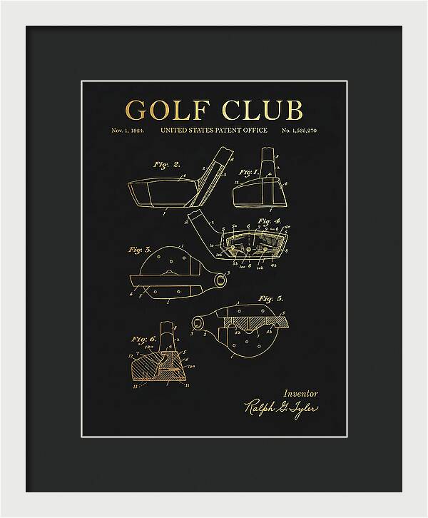 Golf Club Gold Patent Us1535270a