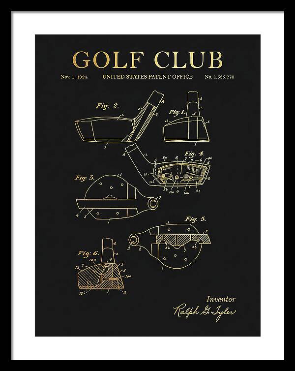 Golf Club Gold Patent Us1535270a