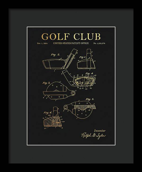 Golf Club Gold Patent Us1535270a