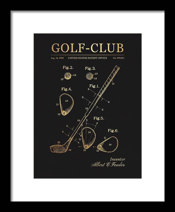 Golf Club Gold Patent Us959053a