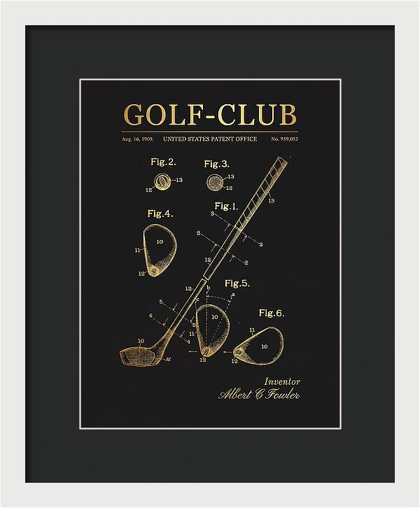 Golf Club Gold Patent Us959053a