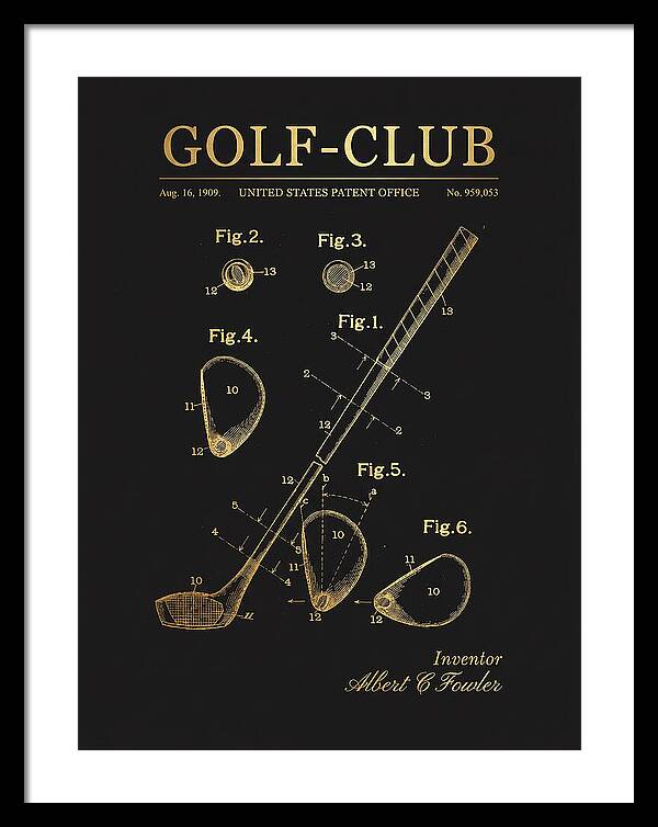 Golf Club Gold Patent Us959053a