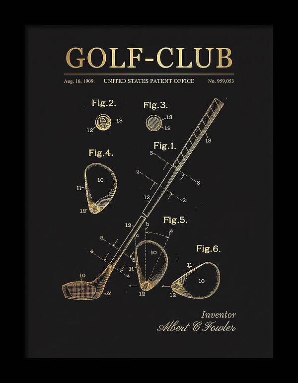 Golf Club Gold Patent Us959053a