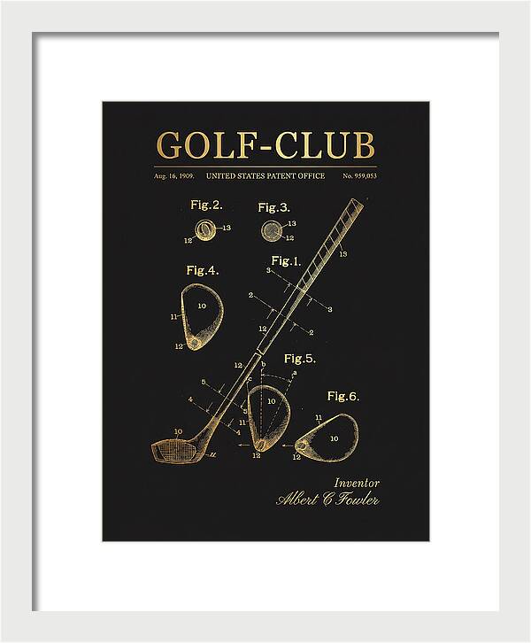 Golf Club Gold Patent Us959053a