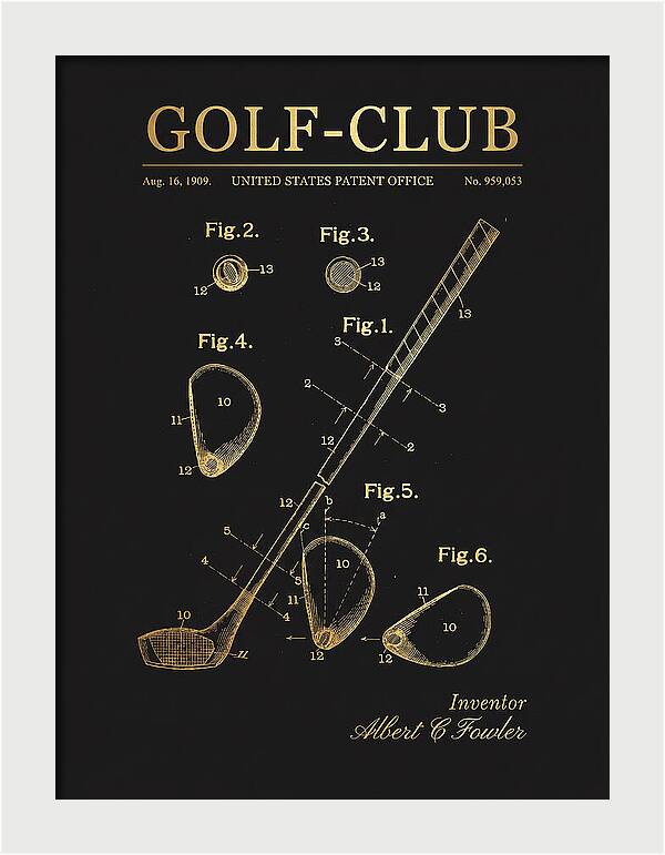Golf Club Gold Patent Us959053a