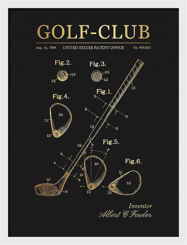 Golf Club Gold Patent Us959053a