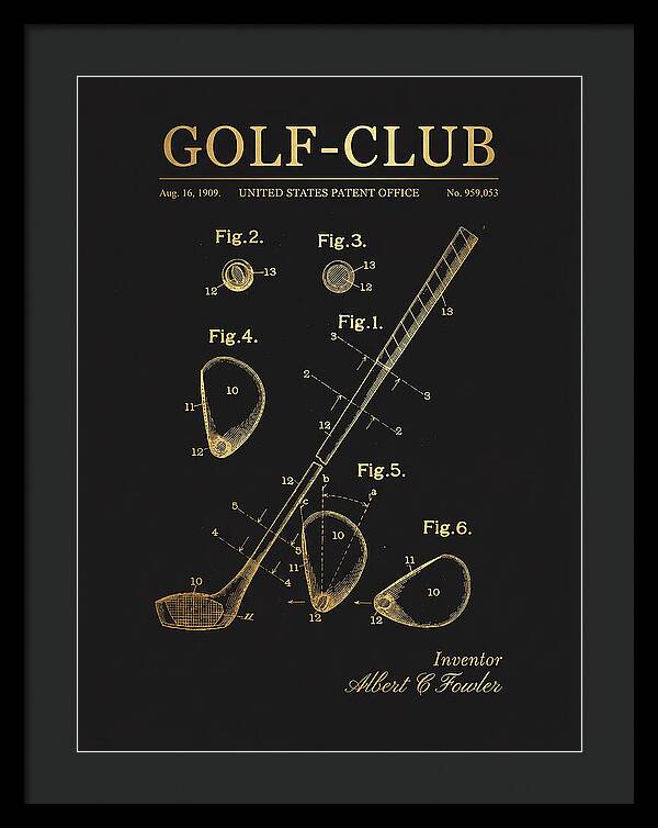 Golf Club Gold Patent Us959053a