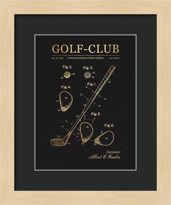Golf Club Gold Patent Us959053a