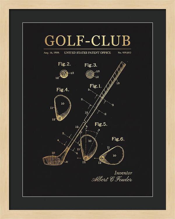 Golf Club Gold Patent Us959053a