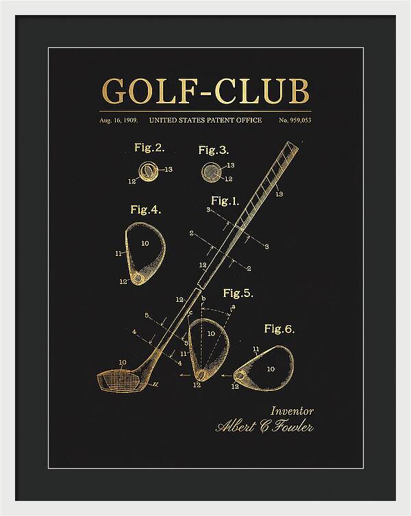 Golf Club Gold Patent Us959053a