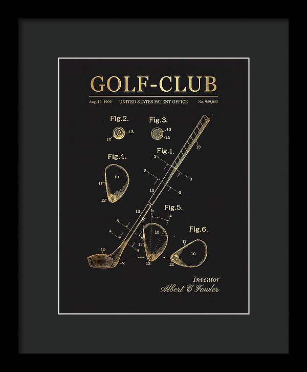Golf Club Gold Patent Us959053a