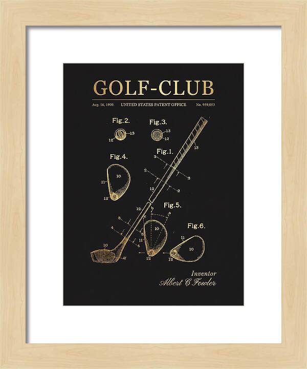 Golf Club Gold Patent Us959053a