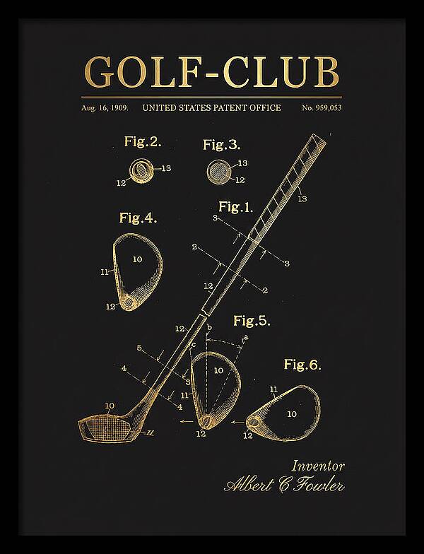 Golf Club Gold Patent Us959053a