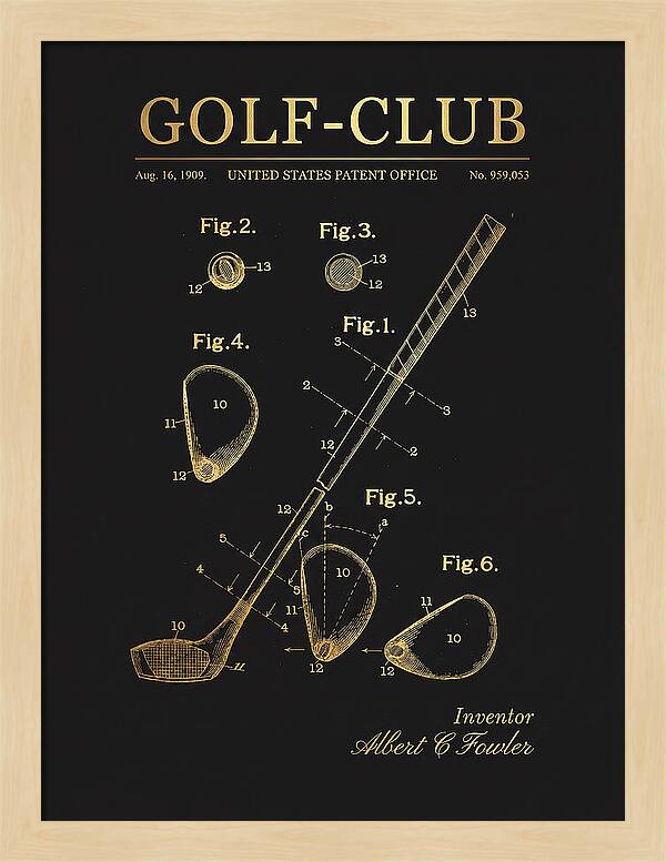 Golf Club Gold Patent Us959053a