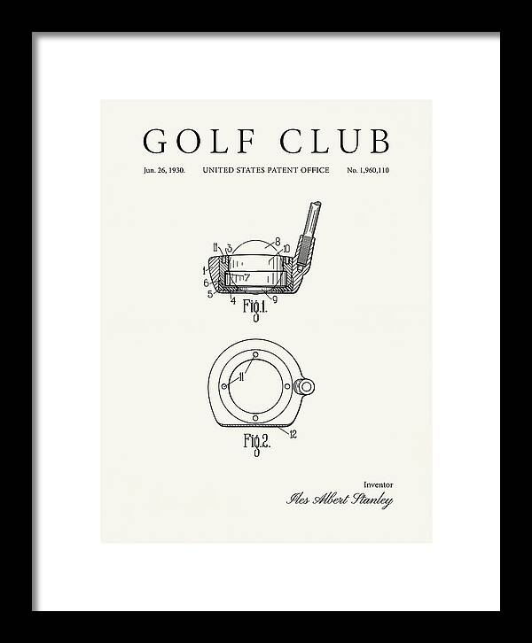 Golf Club Minimalist Patent Us1960110a