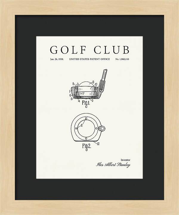 Golf Club Minimalist Patent Us1960110a