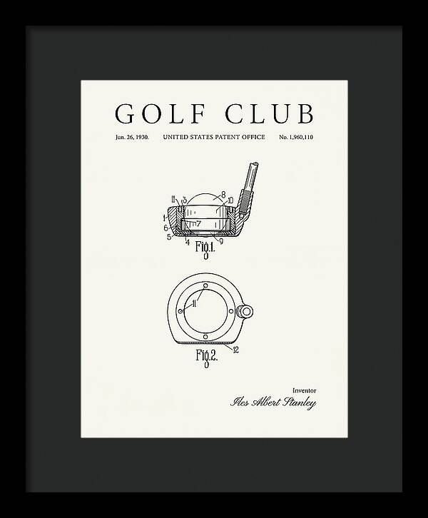 Golf Club Minimalist Patent Us1960110a
