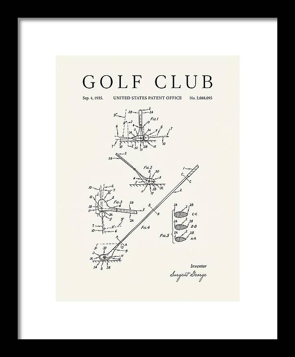 Golf Club Minimalist Patent Us2088095a