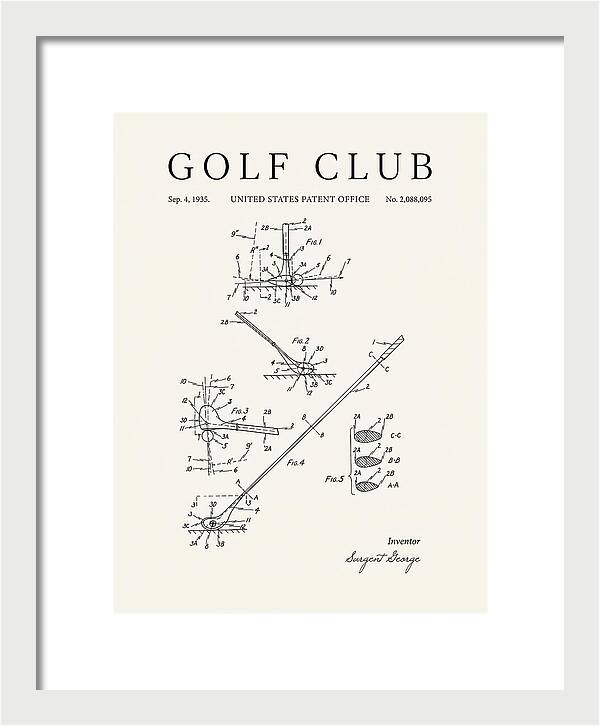Golf Club Minimalist Patent Us2088095a