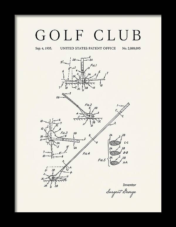 Golf Club Minimalist Patent Us2088095a