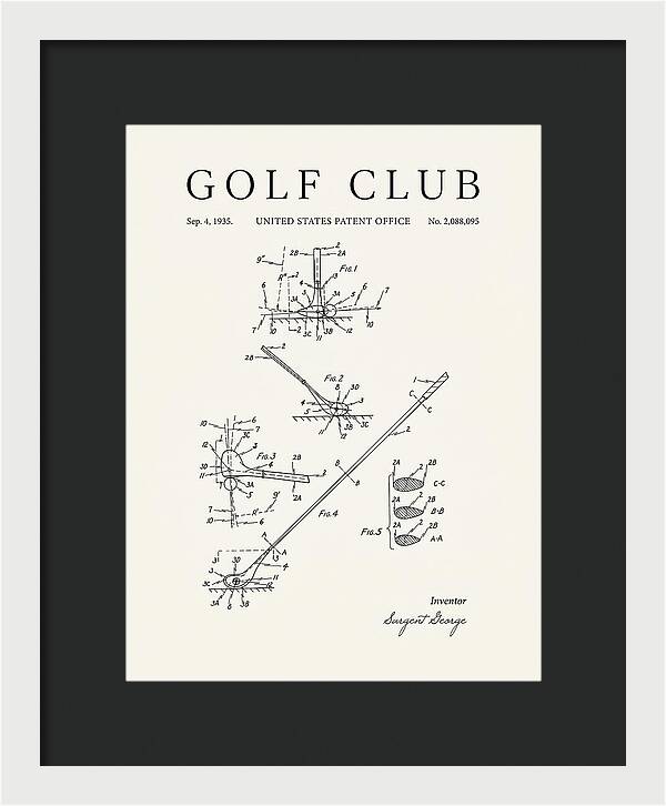 Golf Club Minimalist Patent Us2088095a