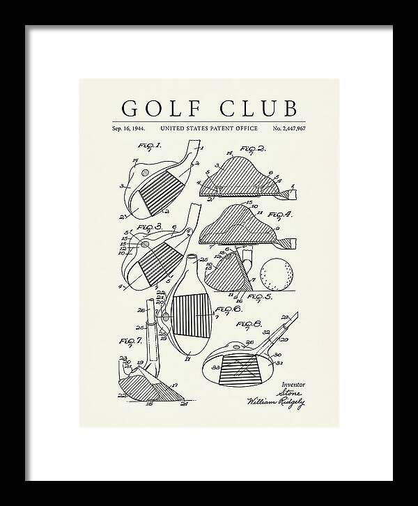 Golf Club Minimalist Patent Us2447967a