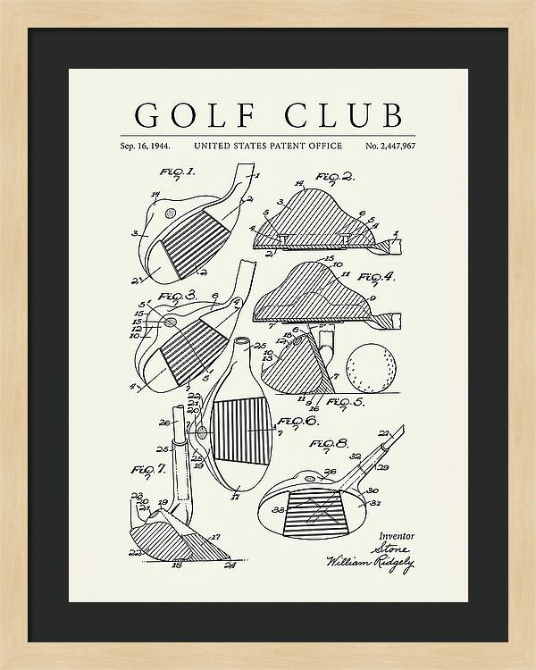 Golf Club Minimalist Patent Us2447967a