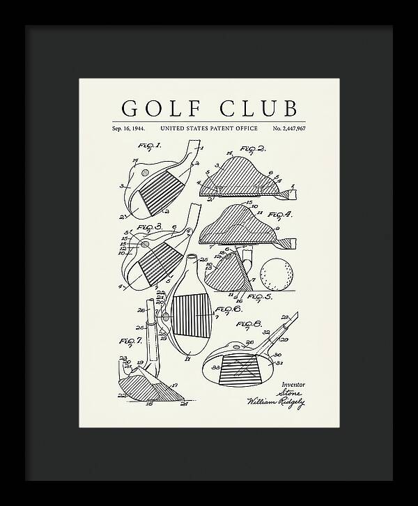 Golf Club Minimalist Patent Us2447967a