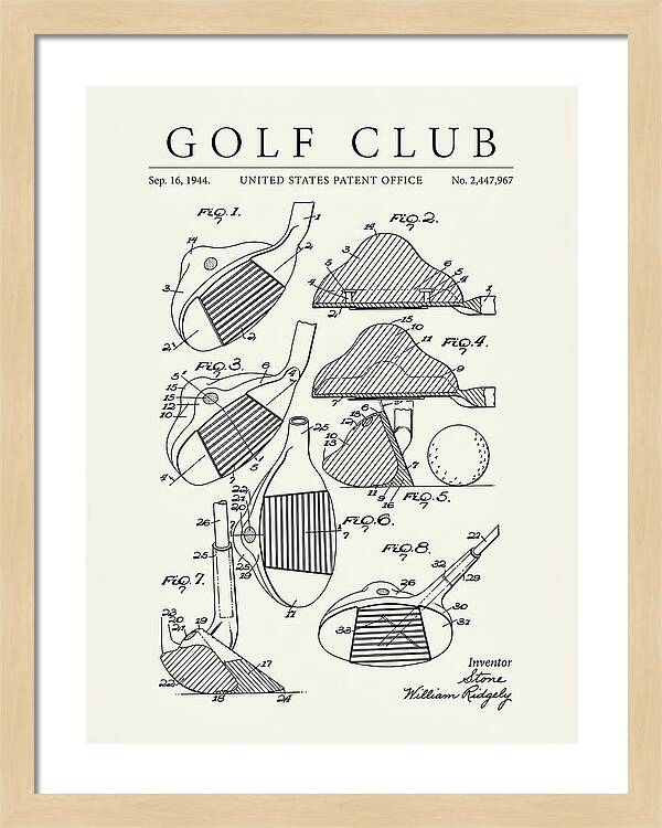 Golf Club Minimalist Patent Us2447967a