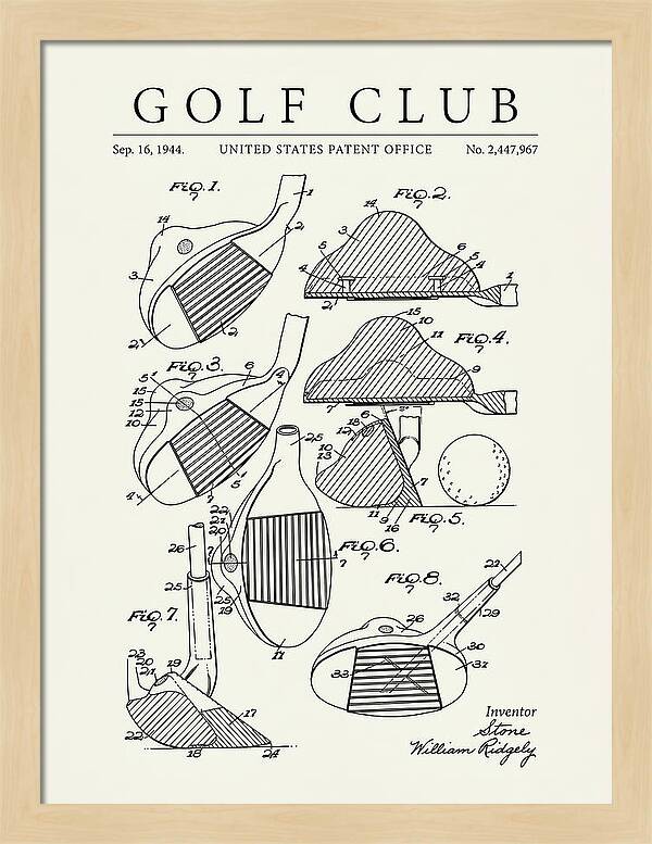 Golf Club Minimalist Patent Us2447967a